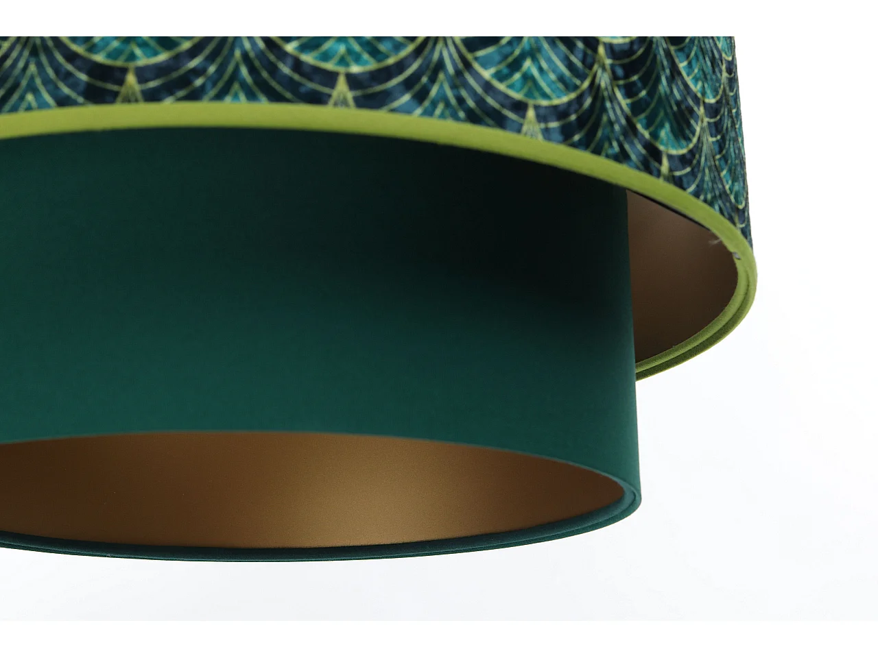 Suspension Doblo à motifs vert