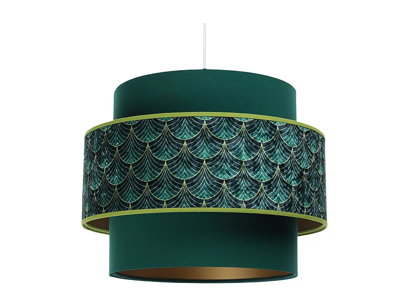 Suspension Doblo à motifs vert