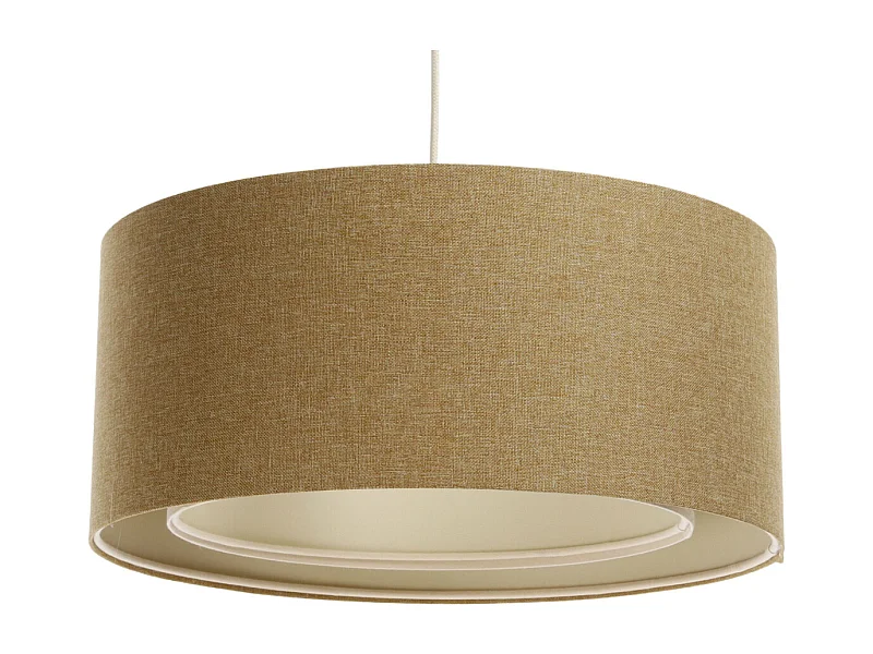 Lampa wisząca ERUTAN DOUBLE 50 żółta