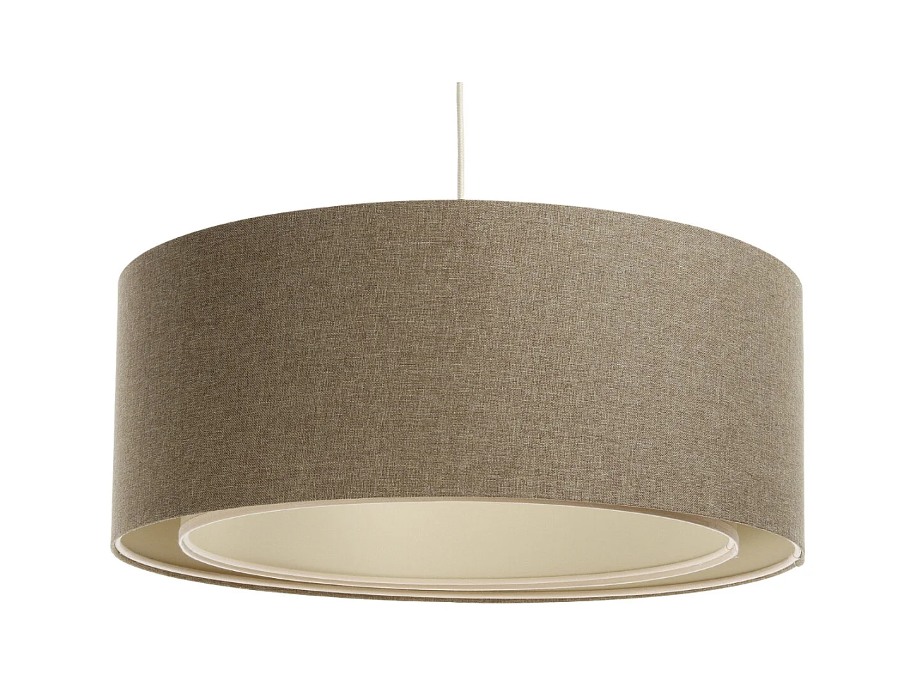 Lampa wisząca ERUTAN DOUBLE 40 brązowa