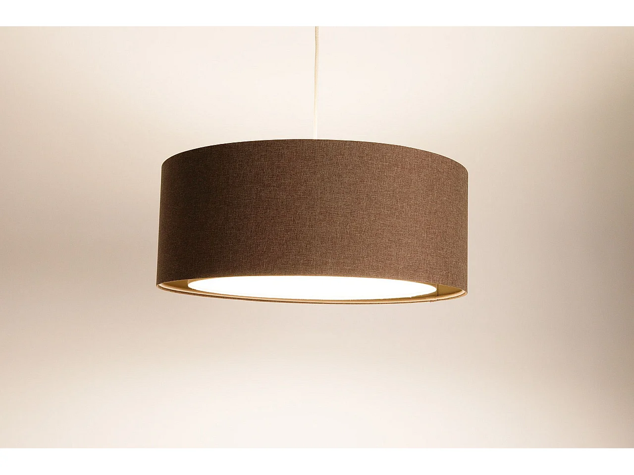 Lampa wisząca ERUTAN DOUBLE 40 brązowa