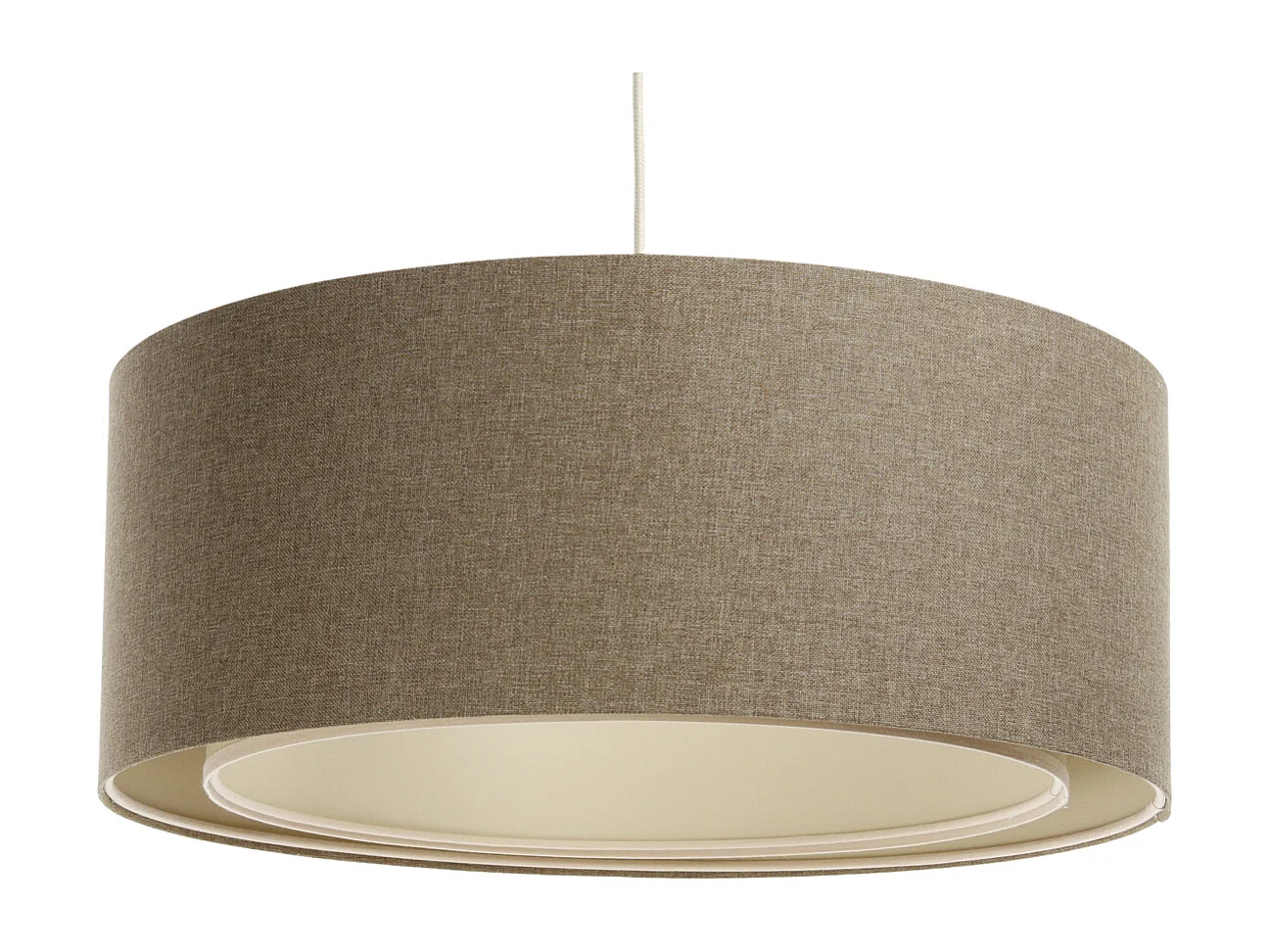 Lampa wisząca ERUTAN DOUBLE 40 brązowa