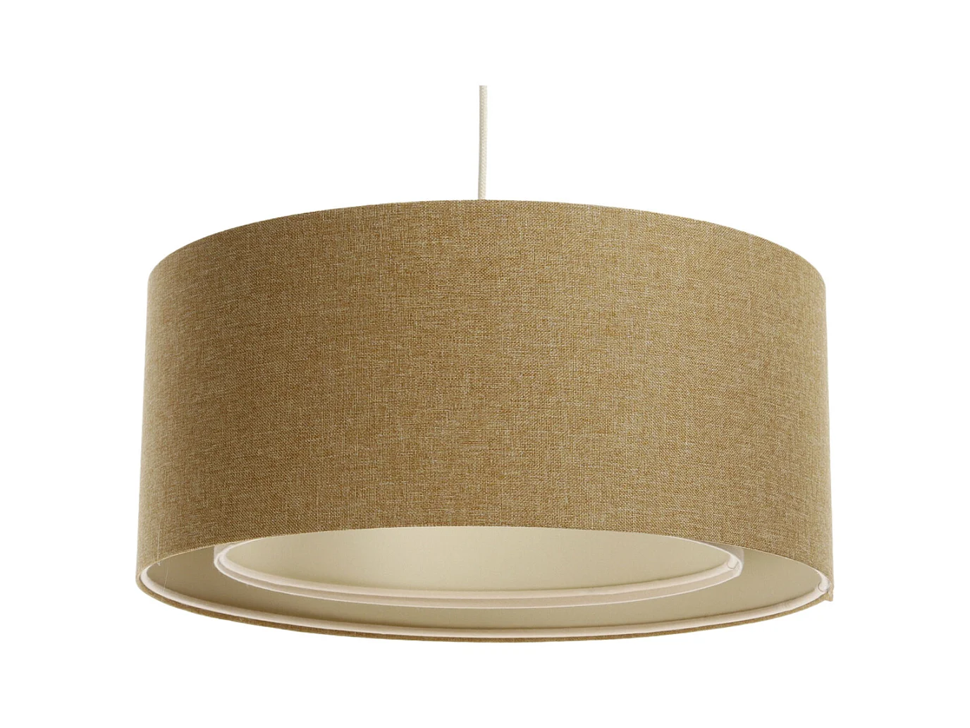 Lampa wisząca ERUTAN DOUBLE 40 żółta