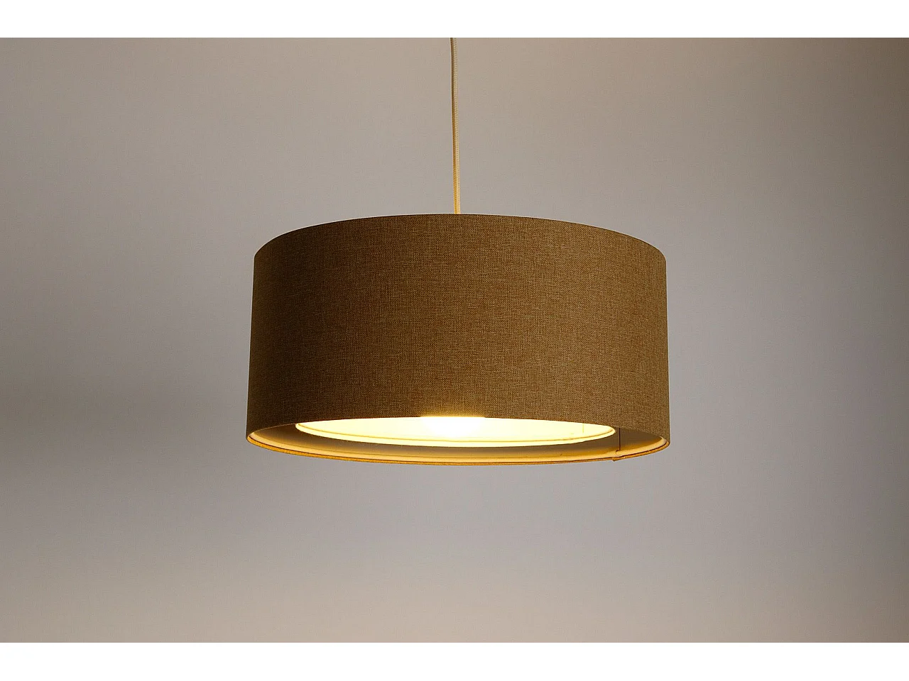 Lampa wisząca ERUTAN DOUBLE 40 żółta