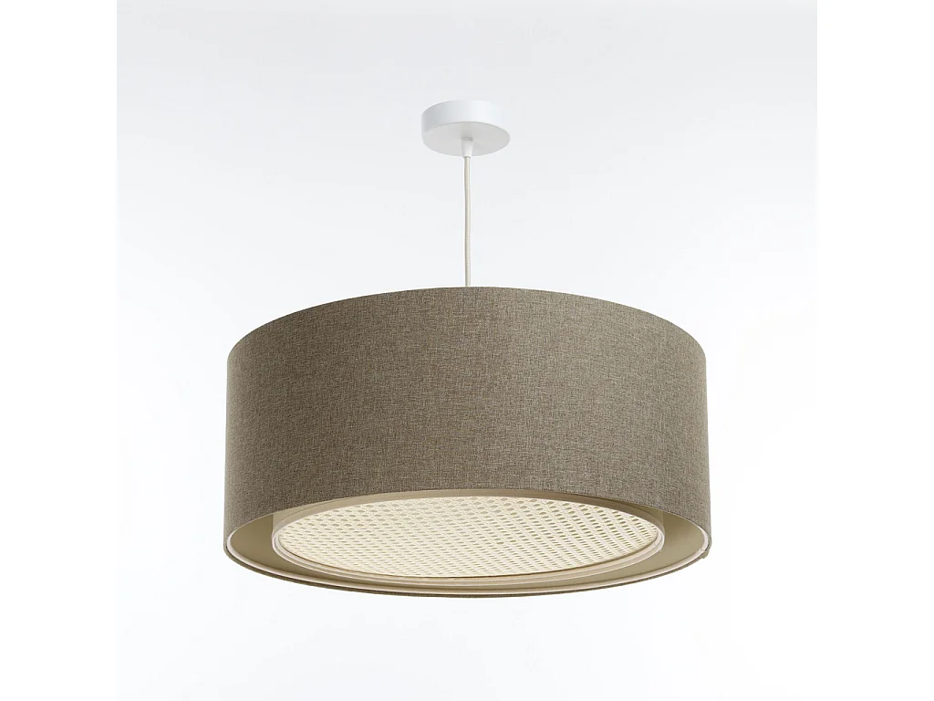 Lampa wisząca ERUTAN RATTAN 40 brązowa