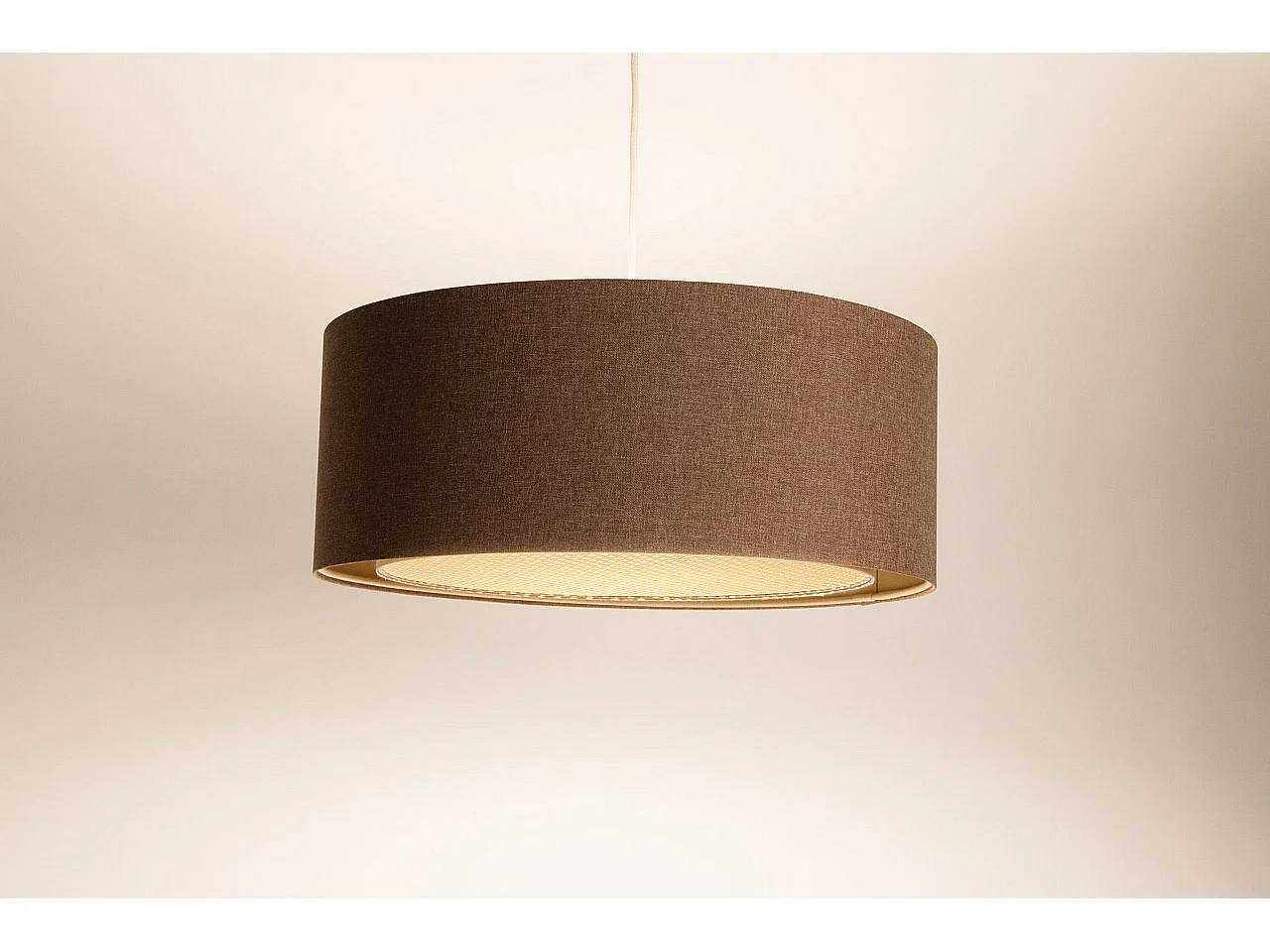 Lampa wisząca ERUTAN RATTAN 40 brązowa