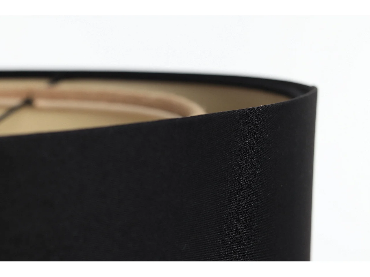 Suspension Duo Boho Jute Naturel, Satin noir