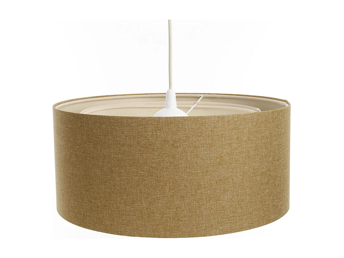 Lampa wisząca ERUTAN DOUBLE 60 żółta