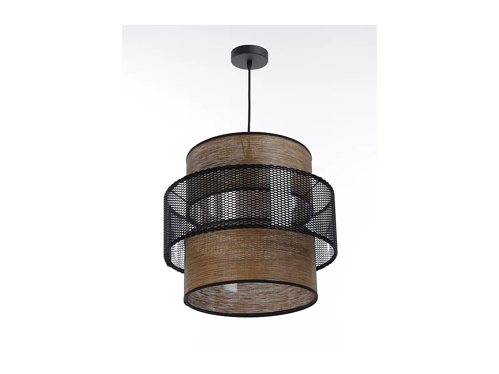 Suspension Doblo Tissu Maille Crochet Noir