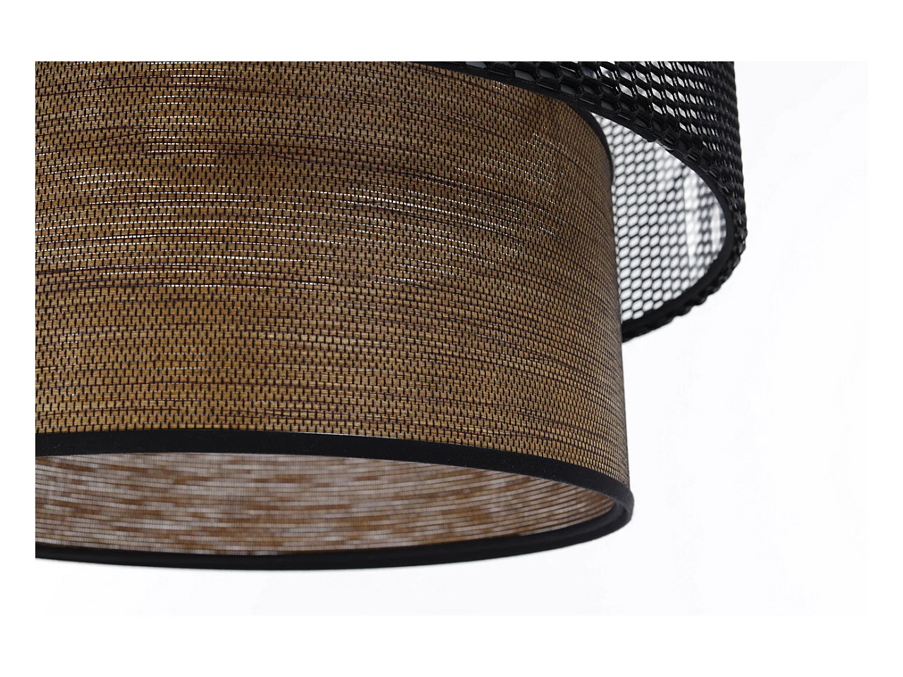 Suspension Doblo Tissu Maille Crochet Noir