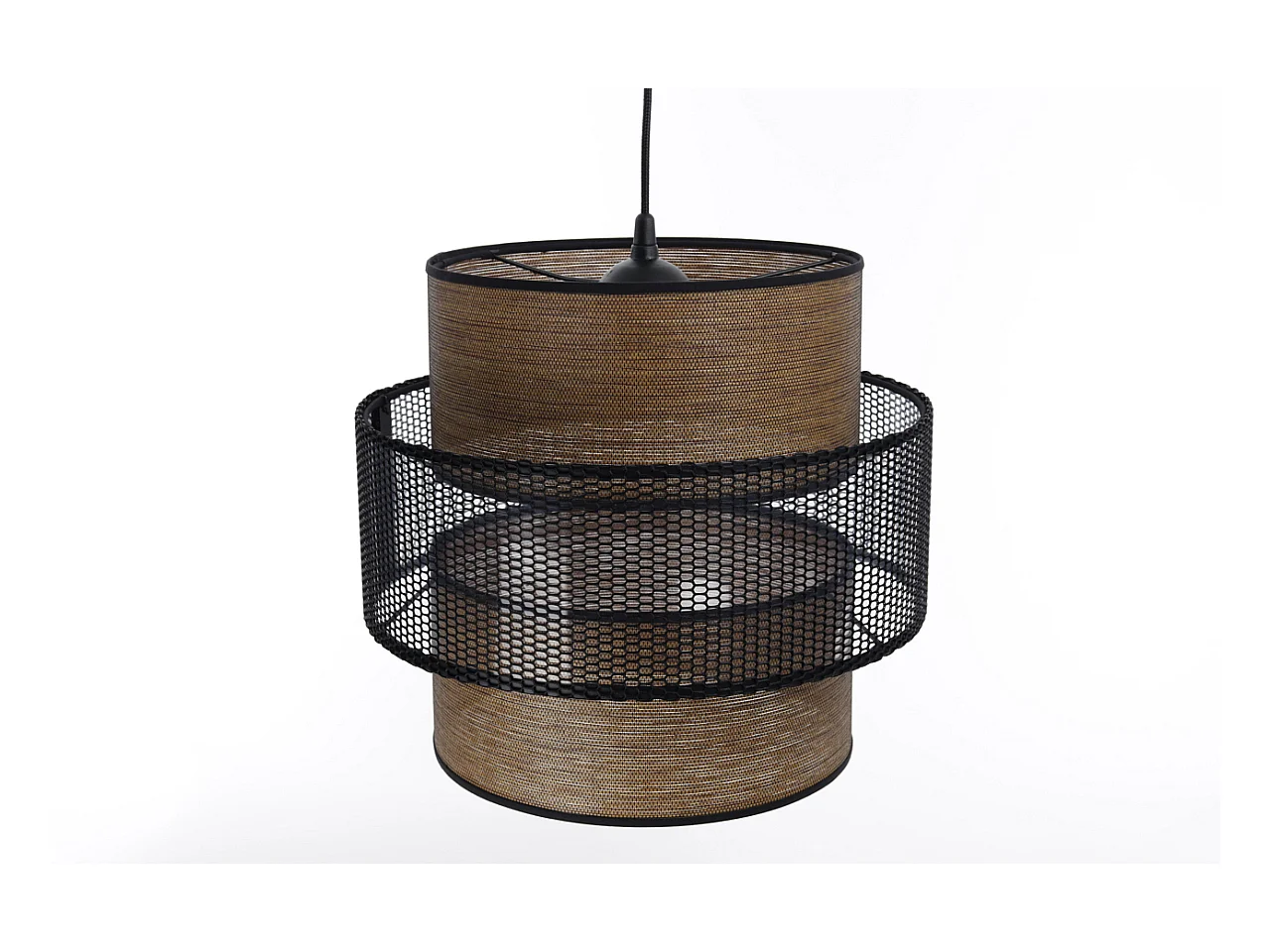 Suspension Doblo Tissu Maille Crochet Noir