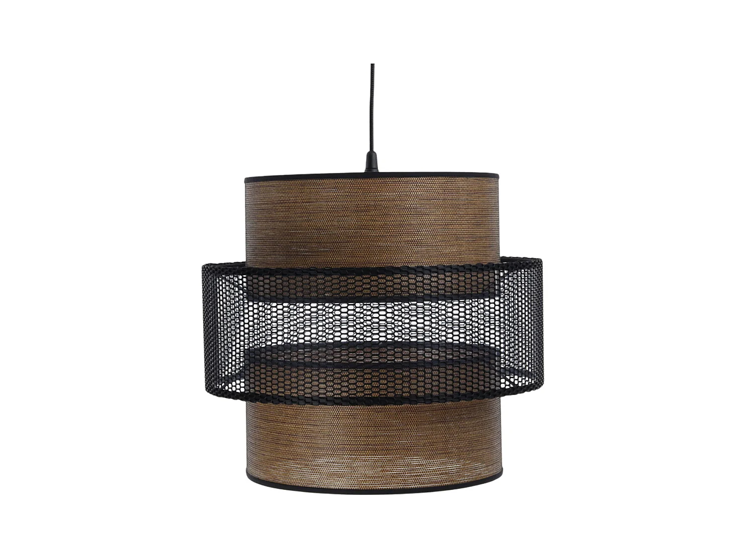 Suspension Doblo Tissu Maille Crochet Noir