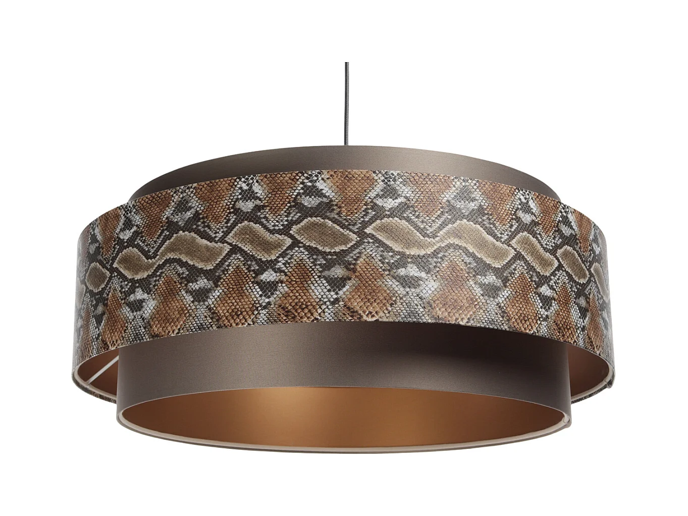 Suspension Doblo Imprimé marron gris