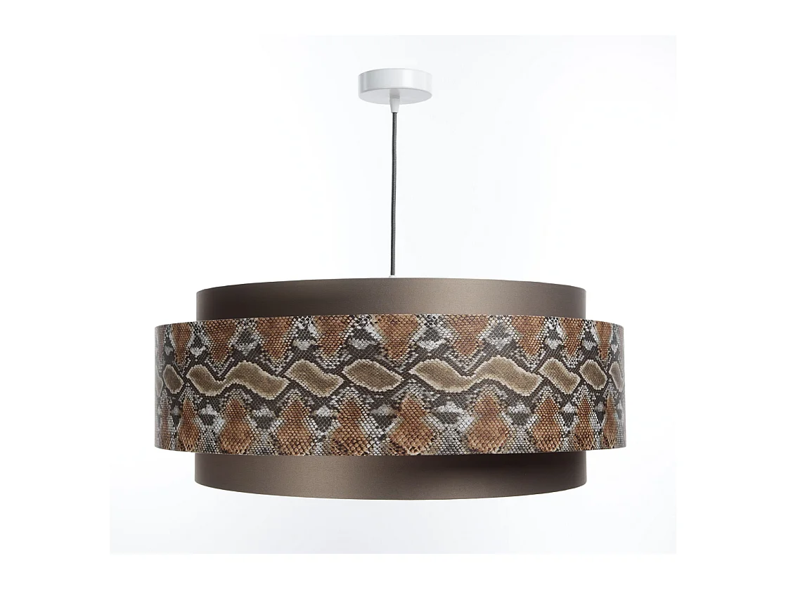 Suspension Doblo Imprimé marron gris