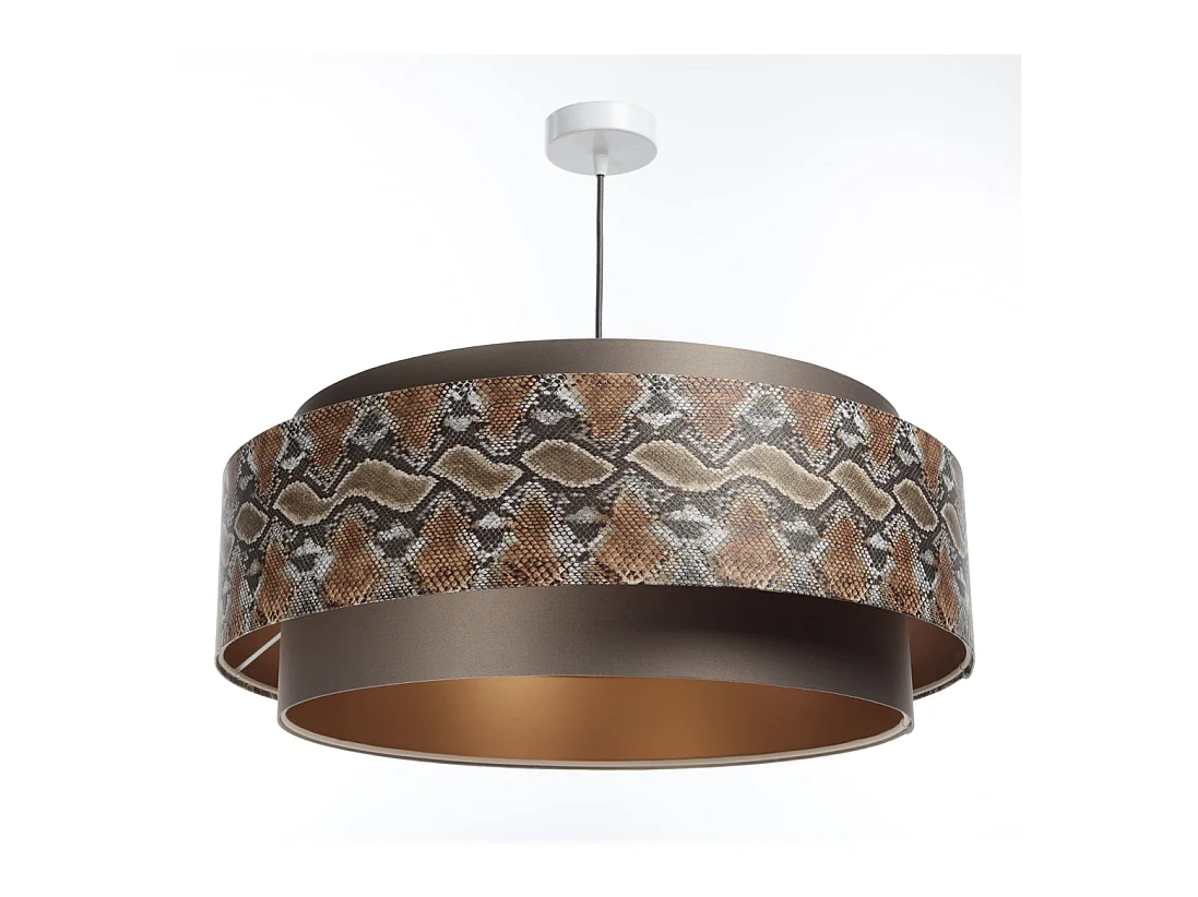 Suspension Doblo Imprimé marron gris