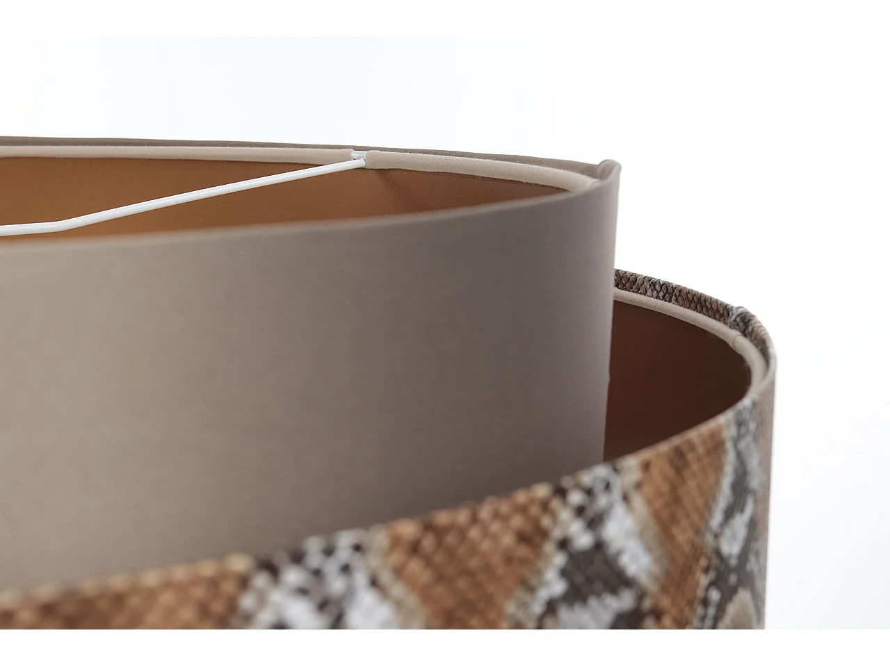 Suspension Doblo Imprimé marron gris