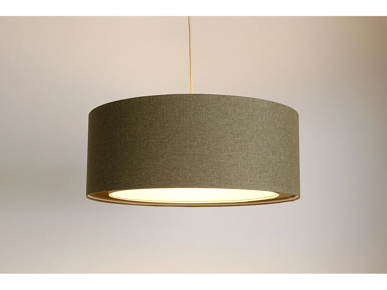 Lampa wisząca ERUTAN DOUBLE 50 zielona