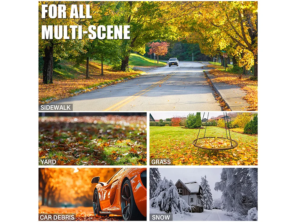 Elektrische Bladblazer, 6 Snelheidsstanden, 450 cfm/130 mph