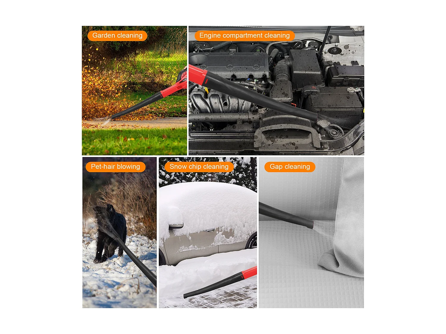 Souffleur sans fil 20 V, batterie 3,0 Ah, 1 chargeur,Compatible avec les batteries Makita