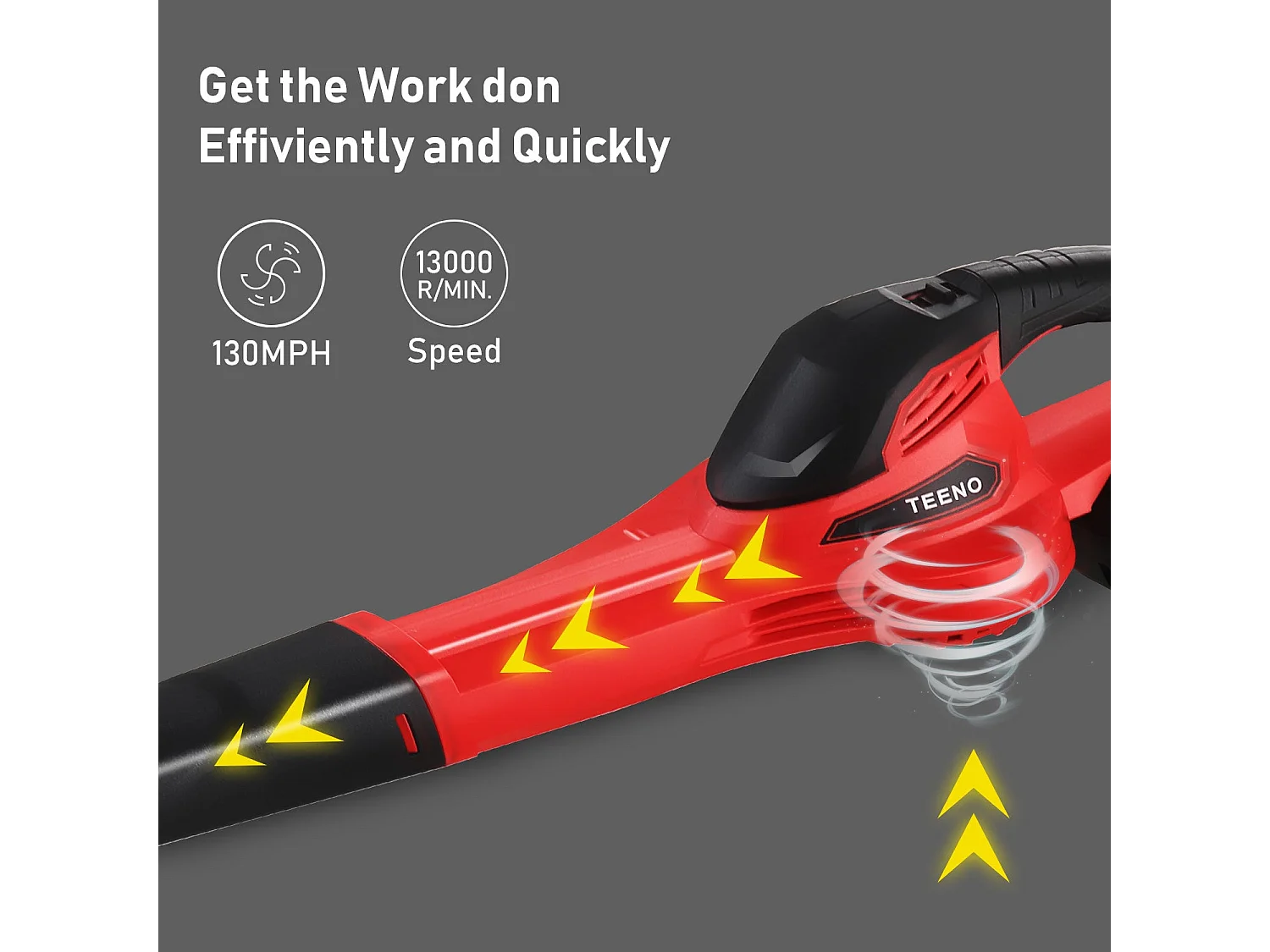Souffleur sans fil 20 V, batterie 3,0 Ah, 1 chargeur,Compatible avec les batteries Makita