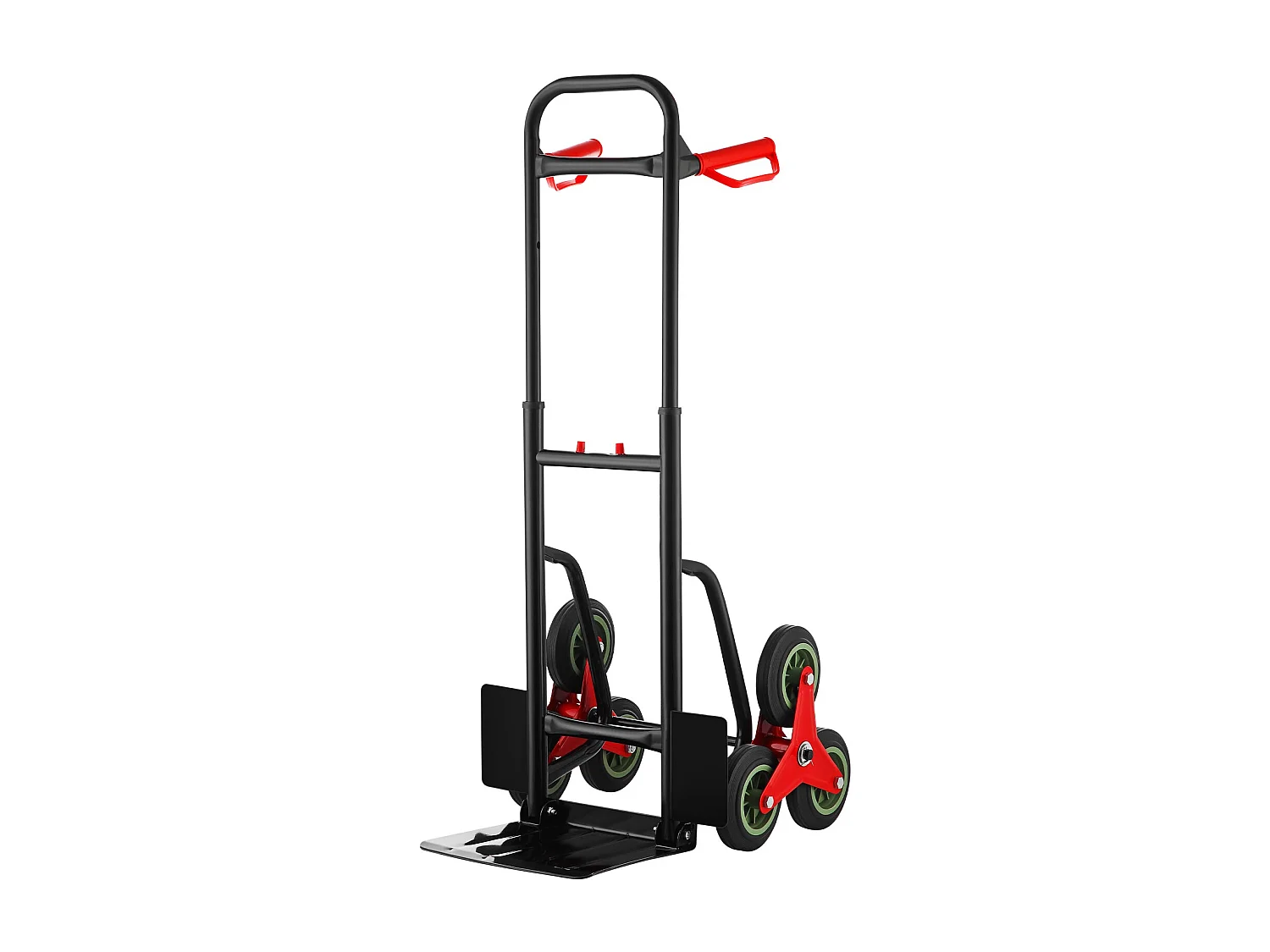 Chariot pliant avec poignée rétractable, capacité de charge garantie de 150 kg