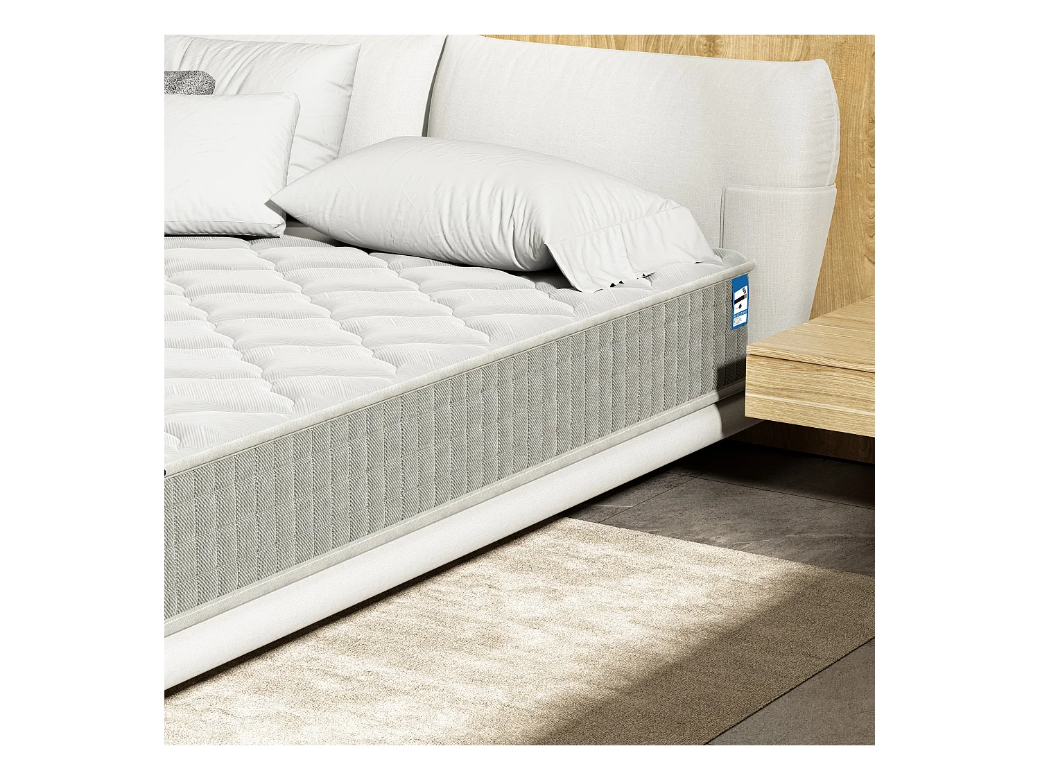Matelas à mémoire de forme 90x190 cm - 30 cm de hauteur