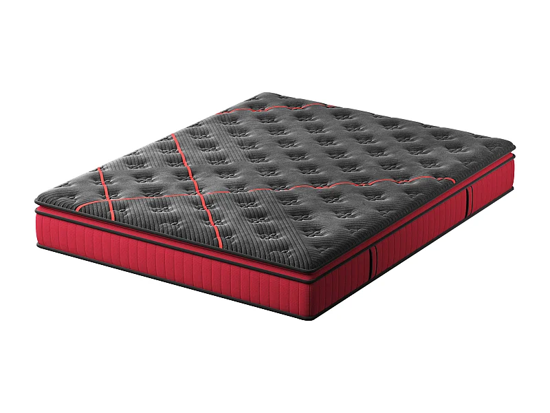 Matelas Ressorts 140x200 cm de Forme en Mousse et Ressorts, 30 cm Épaisseur