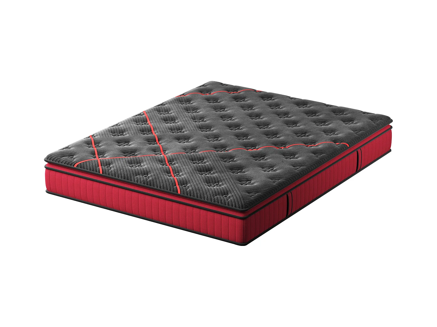 Matelas Ressorts 140x200 cm de Forme en Mousse et Ressorts, 30 cm Épaisseur