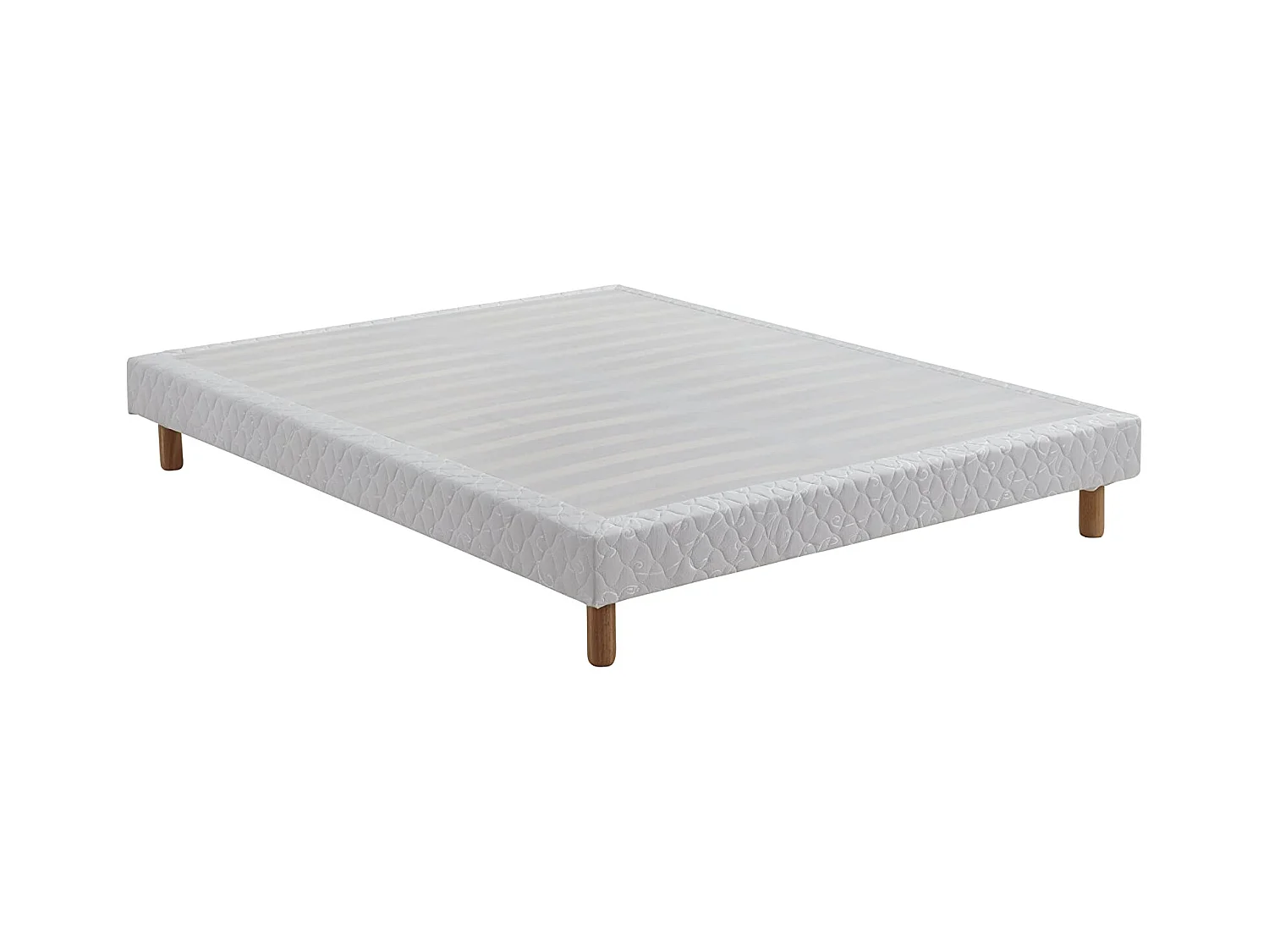 Ensemble Matelas en Mousse+ Lit Sommier Tapissier Déco 140x190cm, Epaisseur du Matelas 22cm