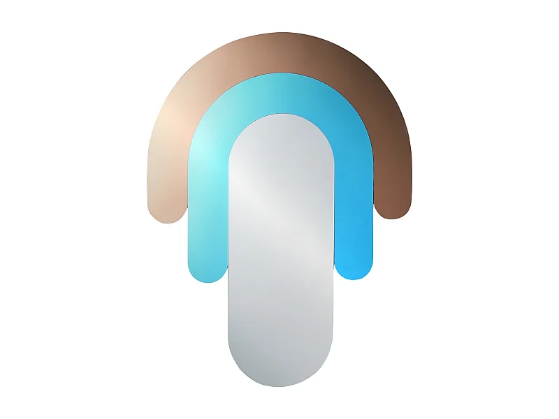 Miroir MESPAUL 60 cm 80 cm Multicolore