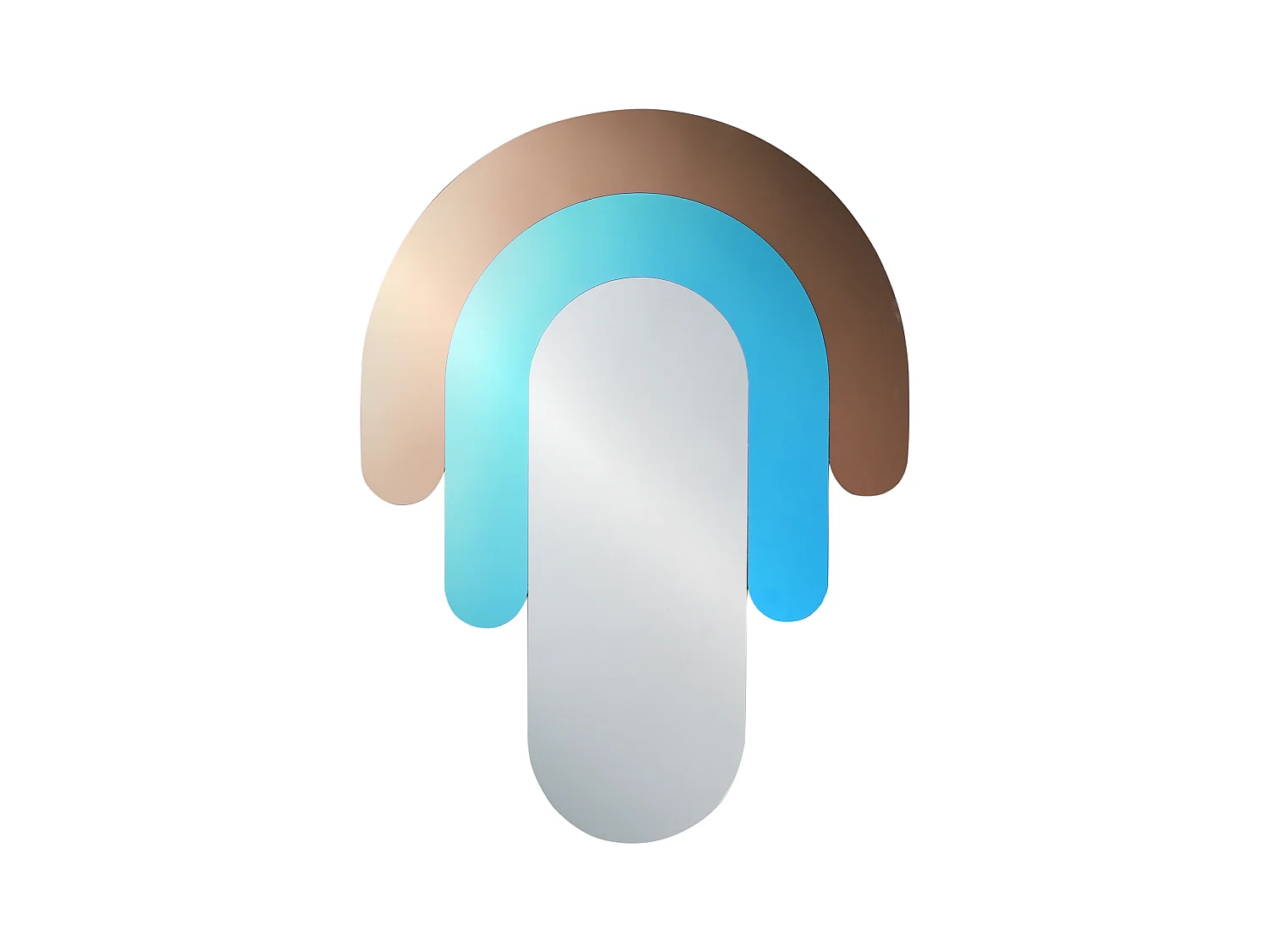 Miroir MESPAUL 60 cm 80 cm Multicolore