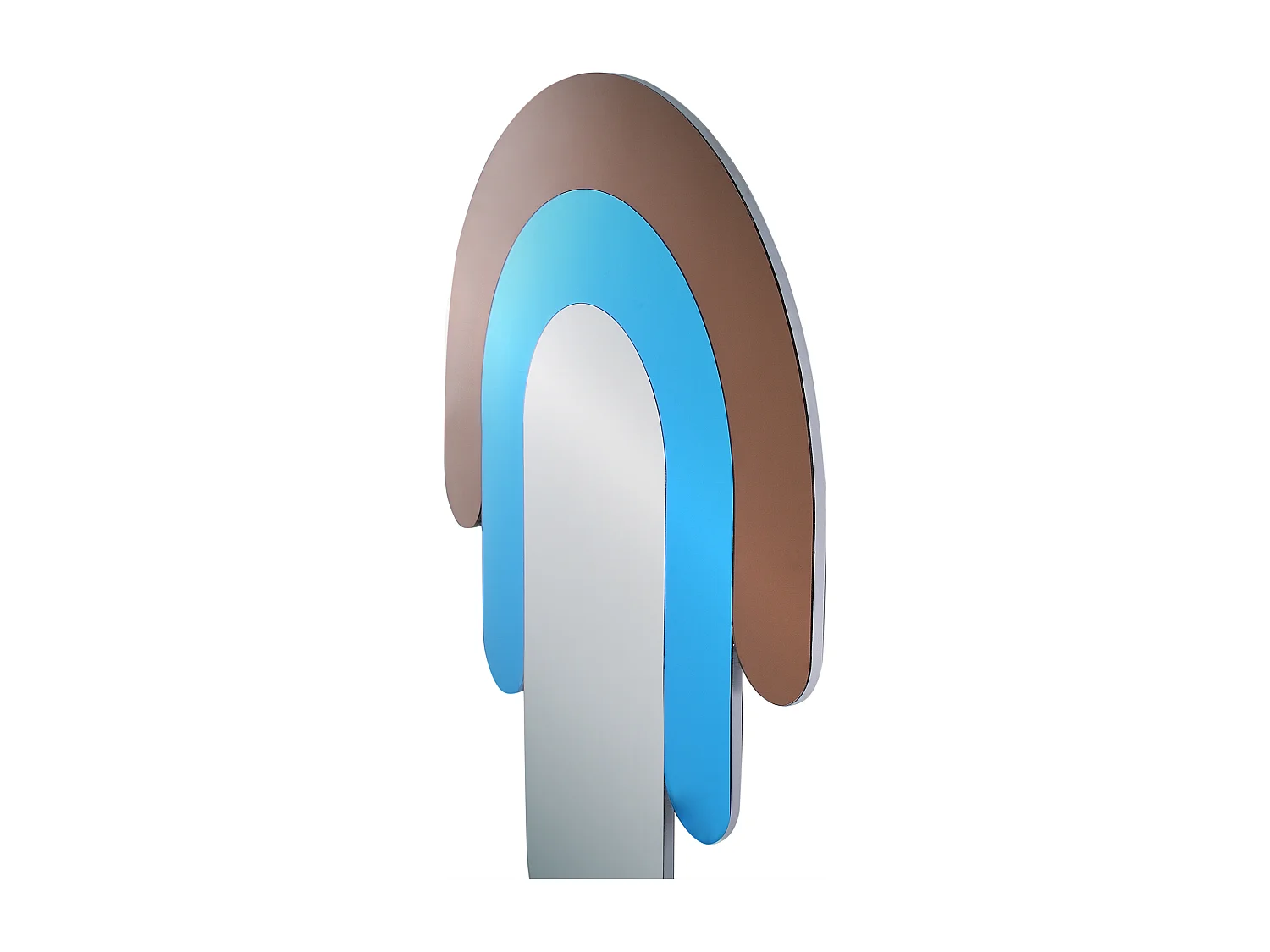 Miroir MESPAUL 60 cm 80 cm Multicolore