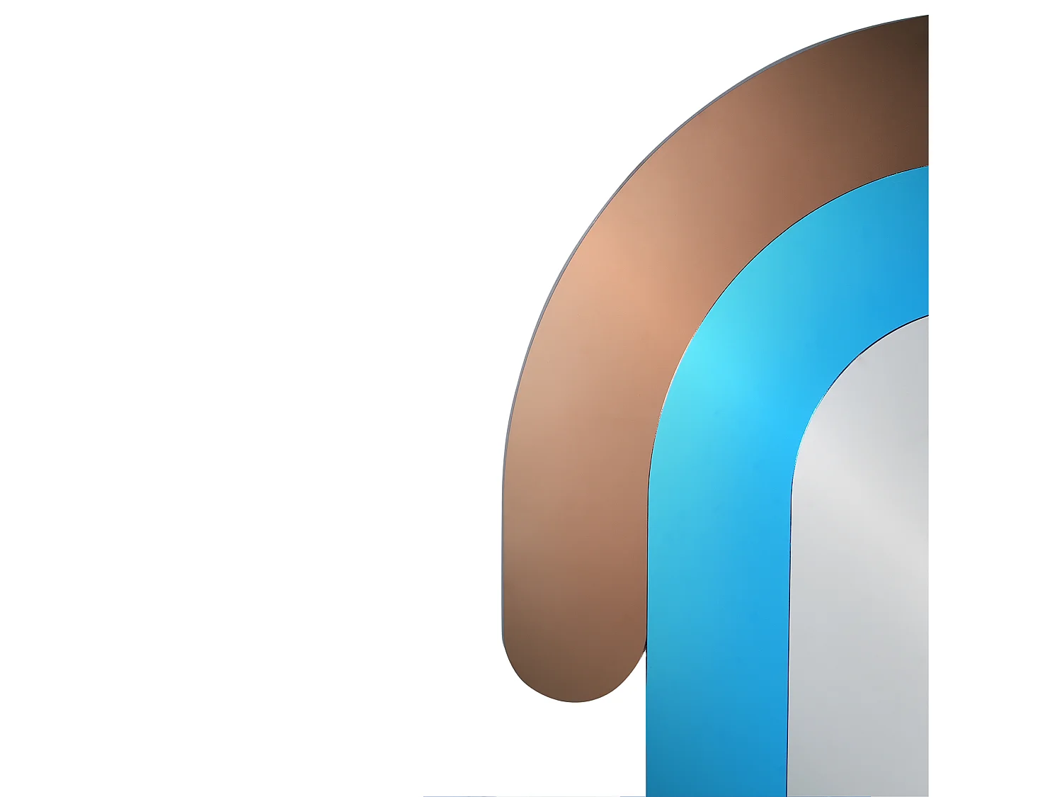 Miroir MESPAUL 60 cm 80 cm Multicolore