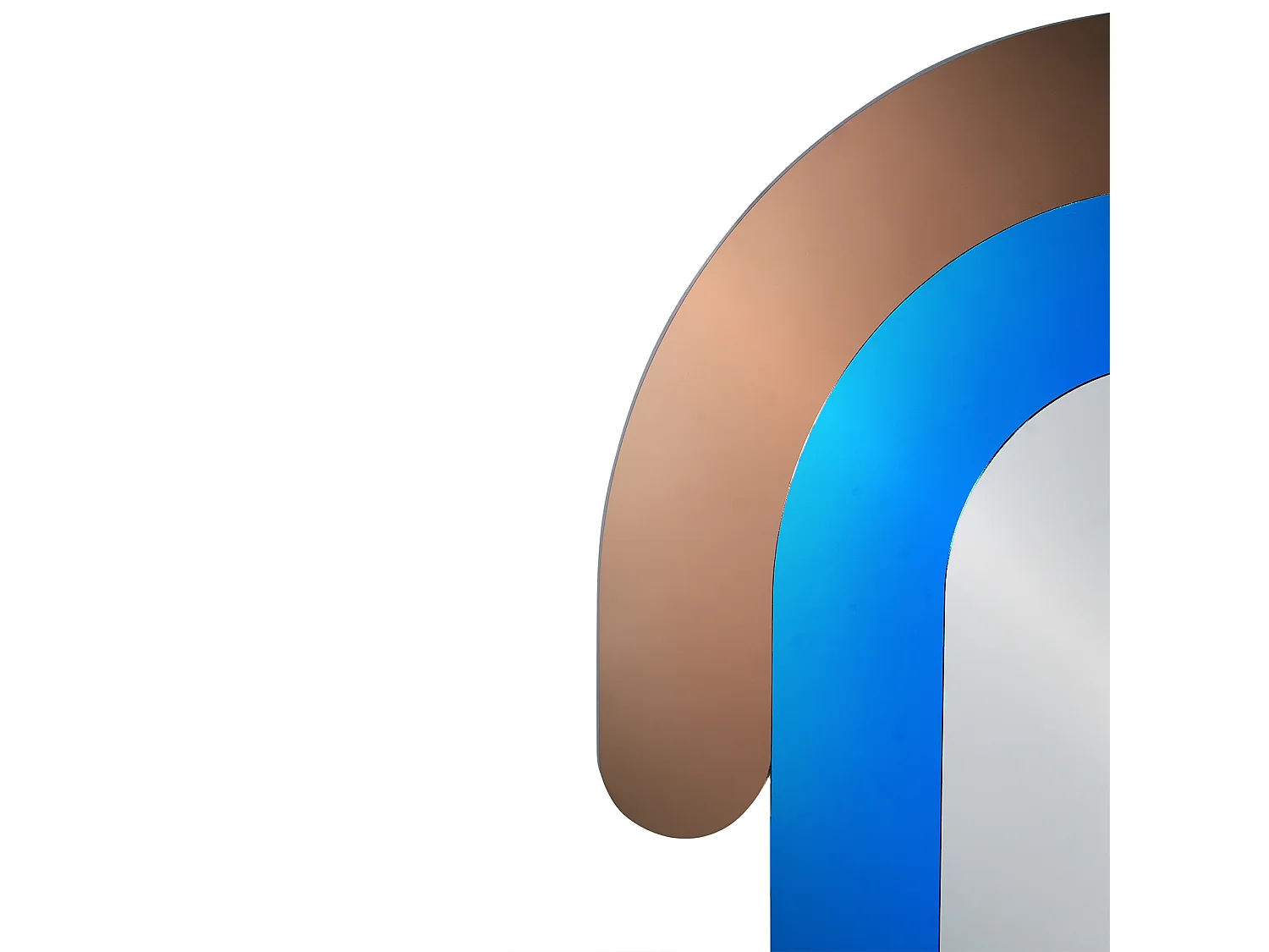 Miroir MESPAUL 60 cm 80 cm Multicolore