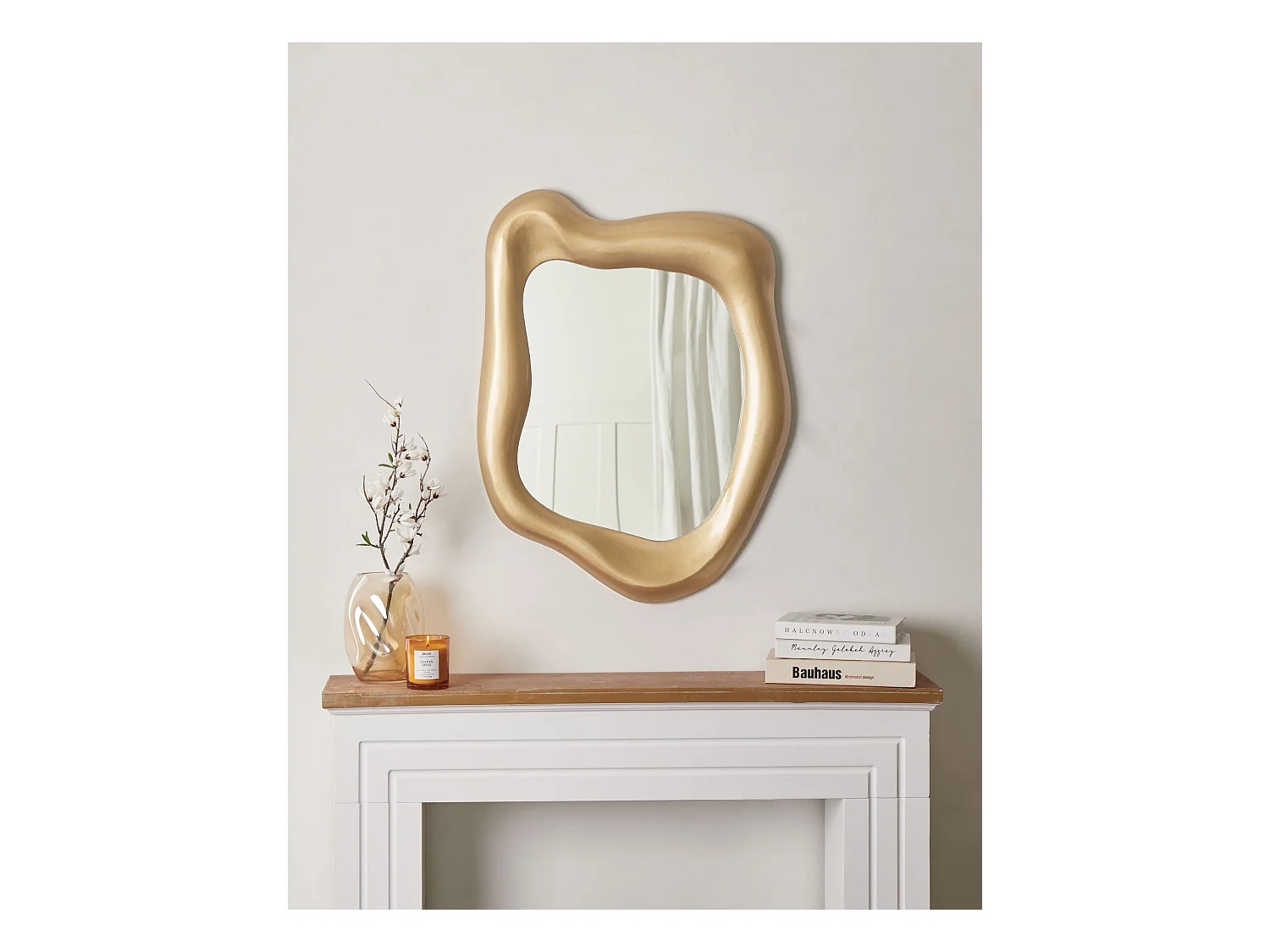 Miroir SANTEC 59 cm 77 cm Doré