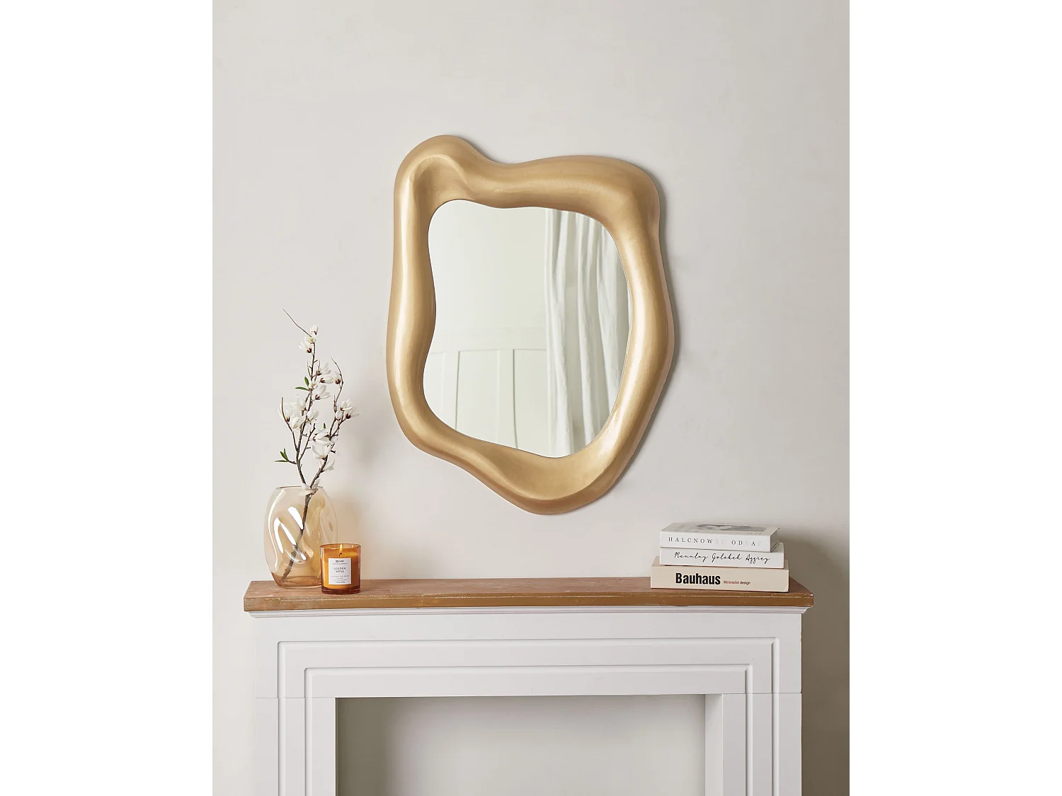 Miroir SANTEC 59 cm 77 cm Doré
