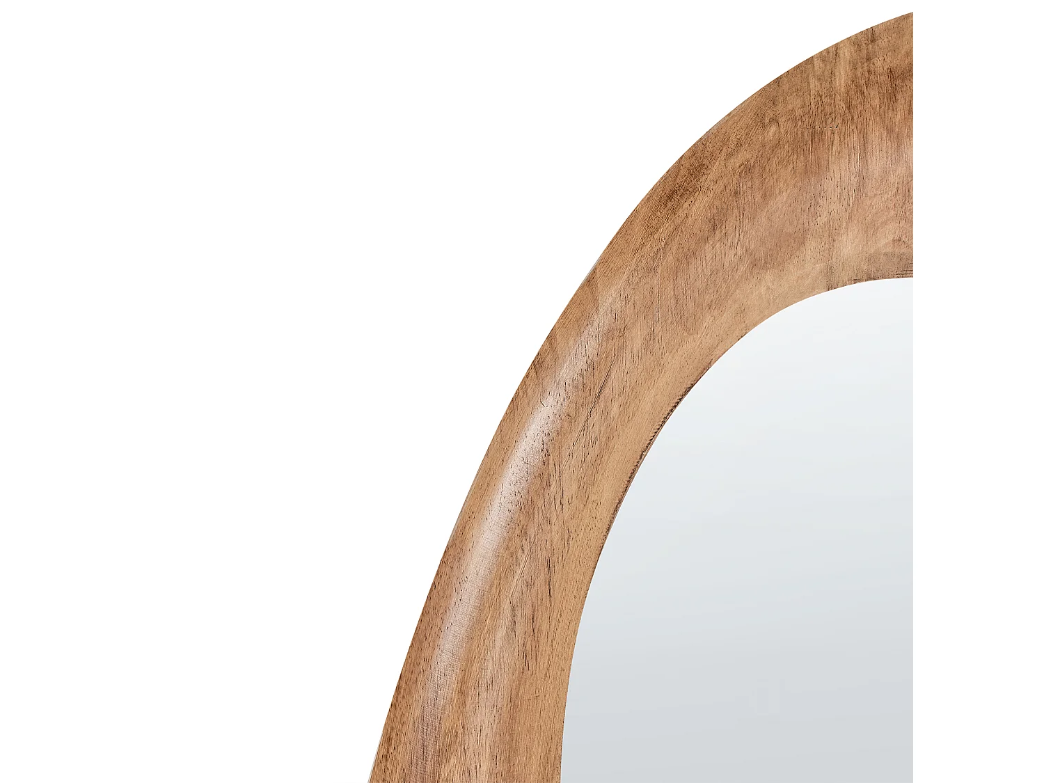 Miroir HOURTIN 68 cm 100 cm Bois Marron