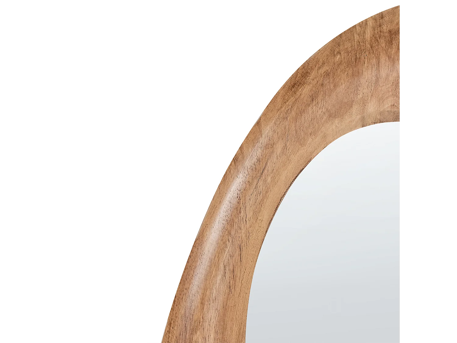 Miroir HOURTIN 68 cm 100 cm Bois Marron