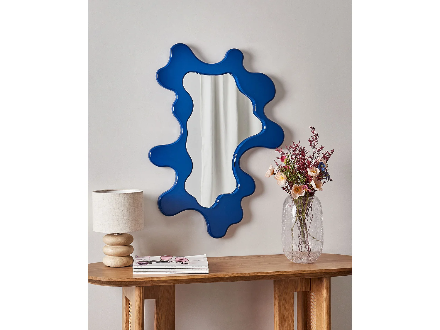 Miroir ROSCOFF 59 cm 80 cm Bleu