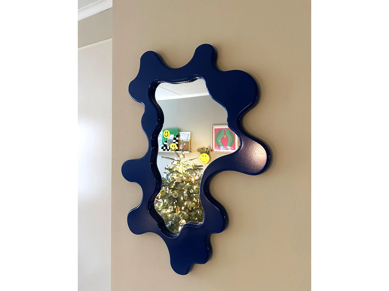 Miroir ROSCOFF 59 cm 80 cm Bleu