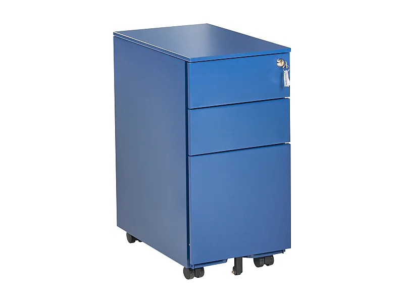 Meuble de rangement BOLSENA Métal Bleu