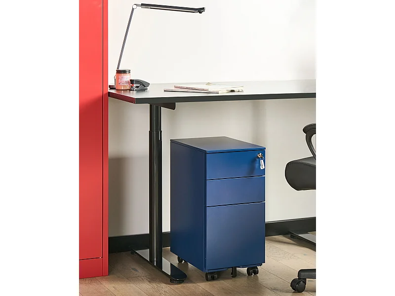 Meuble de rangement BOLSENA Métal Bleu