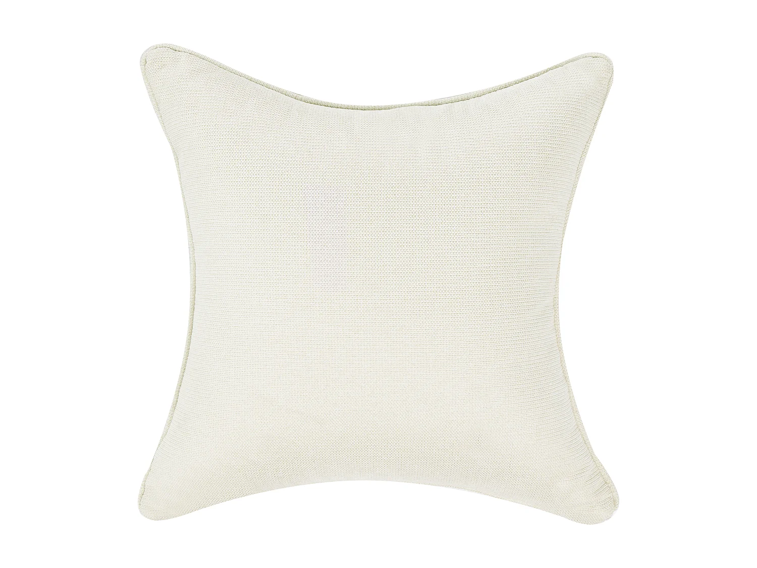 Chaise longue côté droit CHEVANNES Tissu Blanc cassé