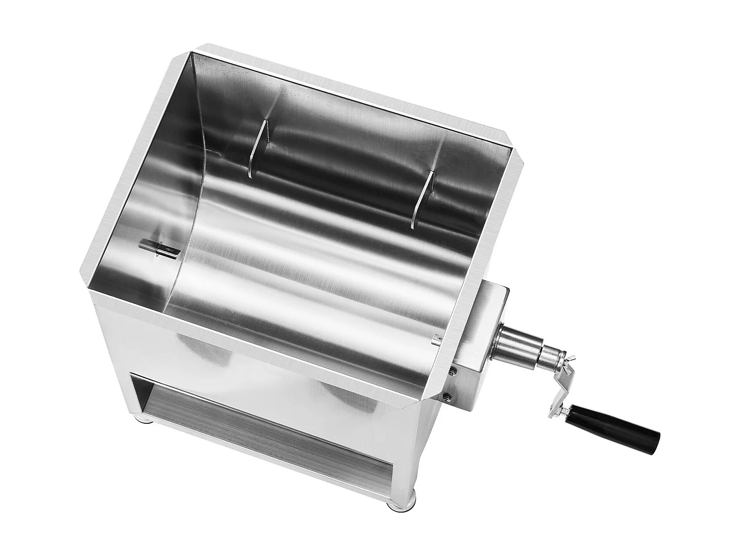 Mezclador de Carne Manual SucceBuy, 60 L para Carne Picada y Transformación, de Acero Inoxidable de Alta Calidad de Grado 201