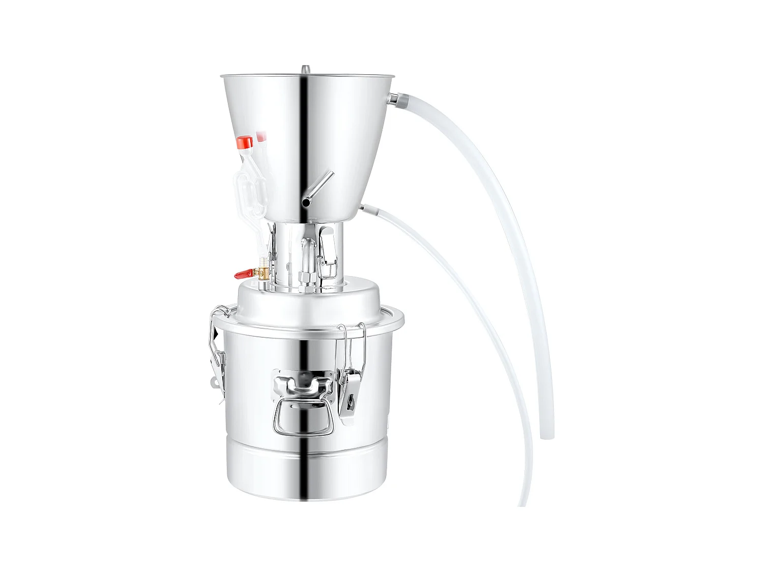 Distillateur d'Alcool SucceBuy 70L Machine Équipement de Brassage pour la Distillation à Domicile de Whisky DIY, Acier Inoxydable