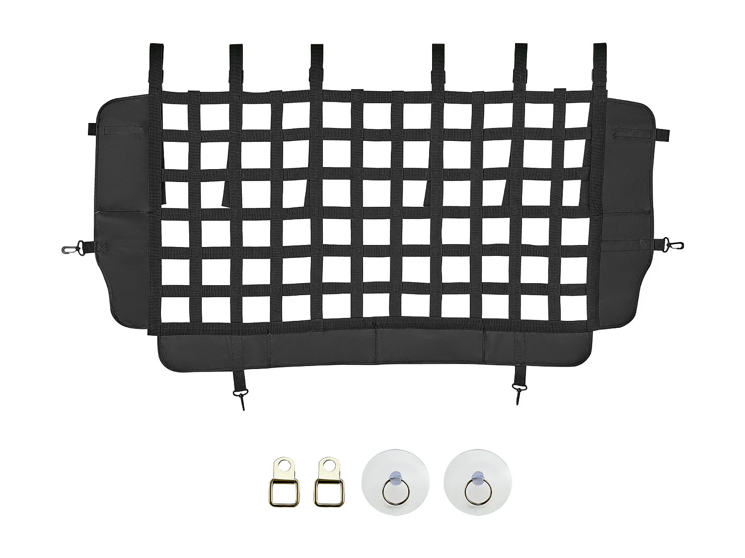 Autobarrière voor Honden SucceBuy, Geschikt voor Jeep Wrangler en JL (2018-2024), 144 x 72 x 0,8 cm