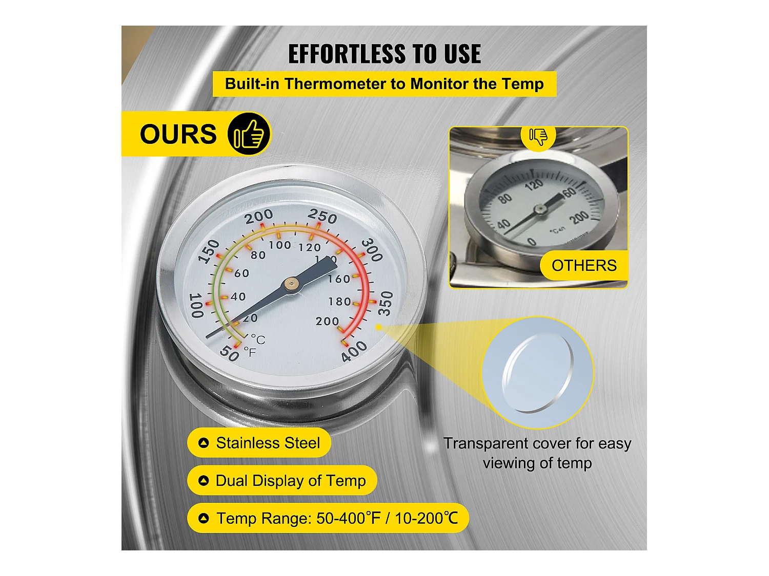 Distillateur d'Alcool SucceBuy, 50 L, Kit de Brassage de Distillateur d'Alcool en Acier Inoxydable avec Pompe à Eau