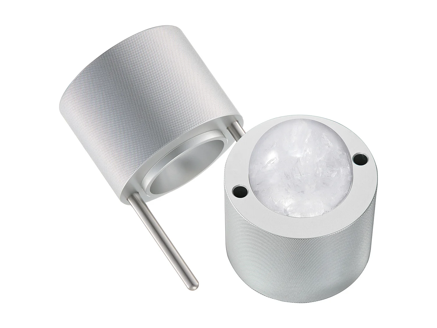 Ijsvorm SucceBuy Ijspers, Ijsmachine Kit van 5.3 cm voor Whisky, Zilver, Ideaal voor Dranken en Feesten