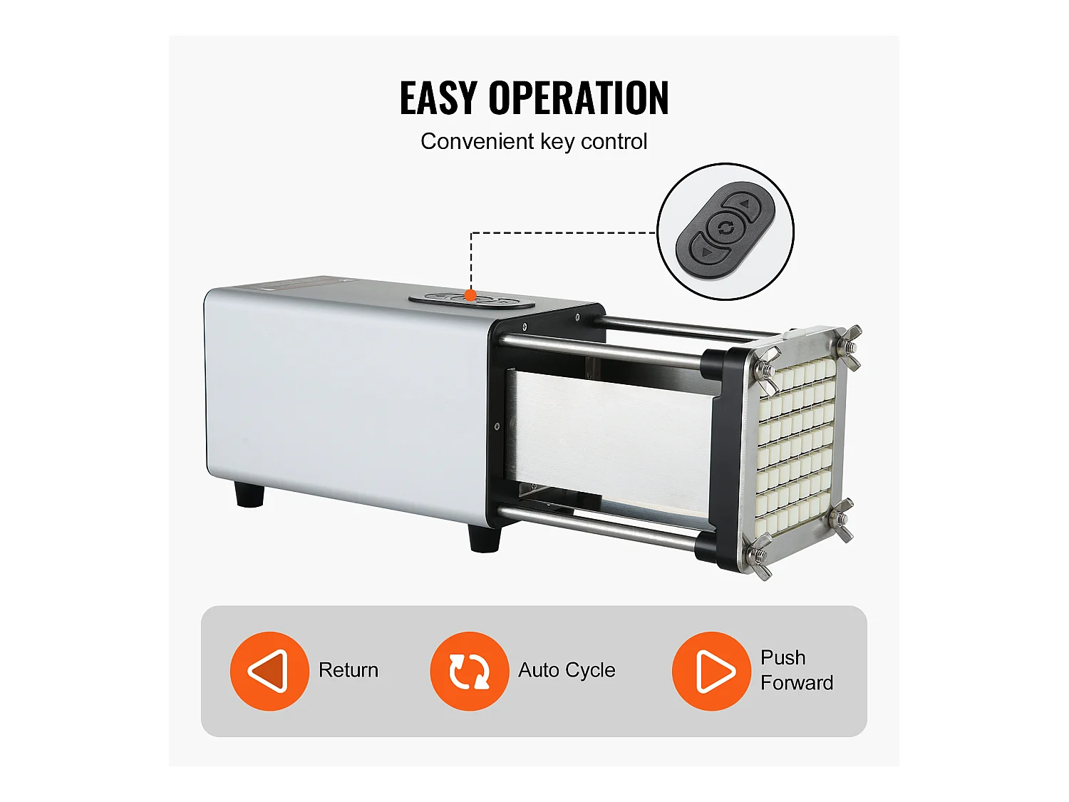 Coupe-Frites électrique SucceBuy, Hachoir à Pommes de Terre et Légumes en Acier Inoxydable