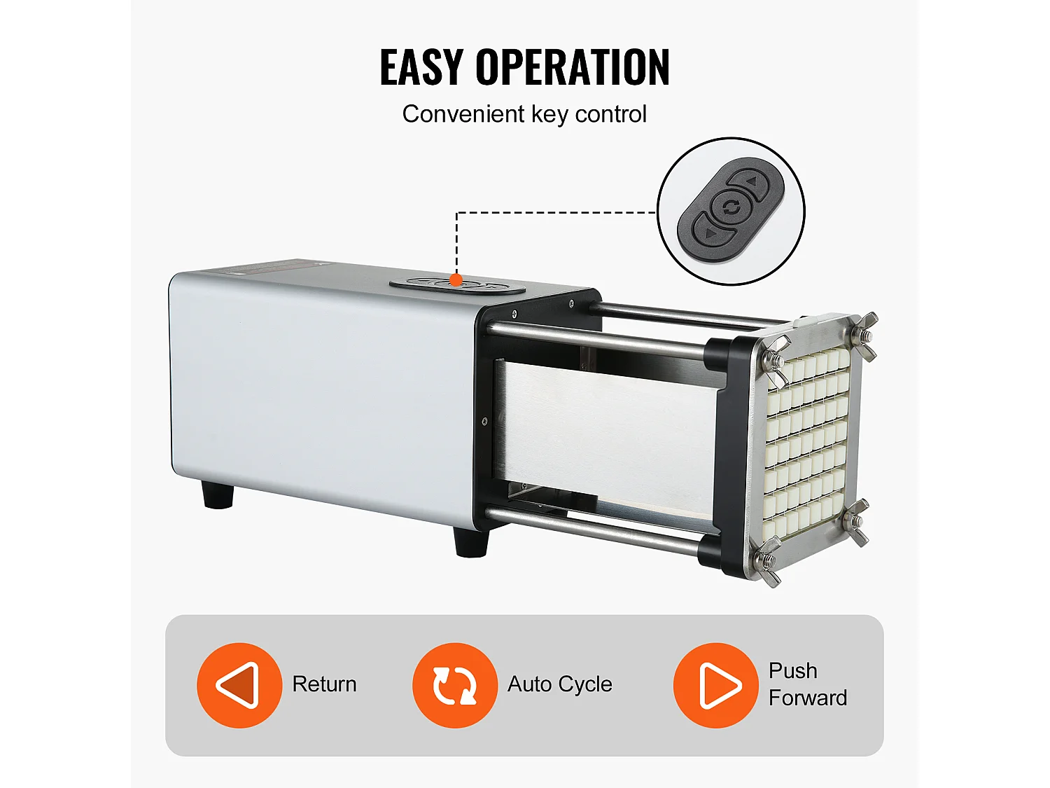 Coupe-Frites électrique SucceBuy, Hachoir à Pommes de Terre et Légumes en Acier Inoxydable